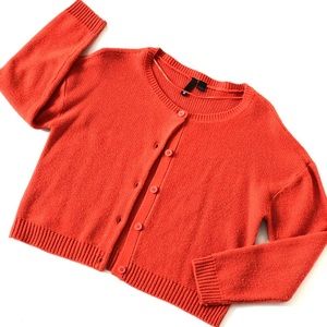 Divided by H&M Cardigan True Orange Crop